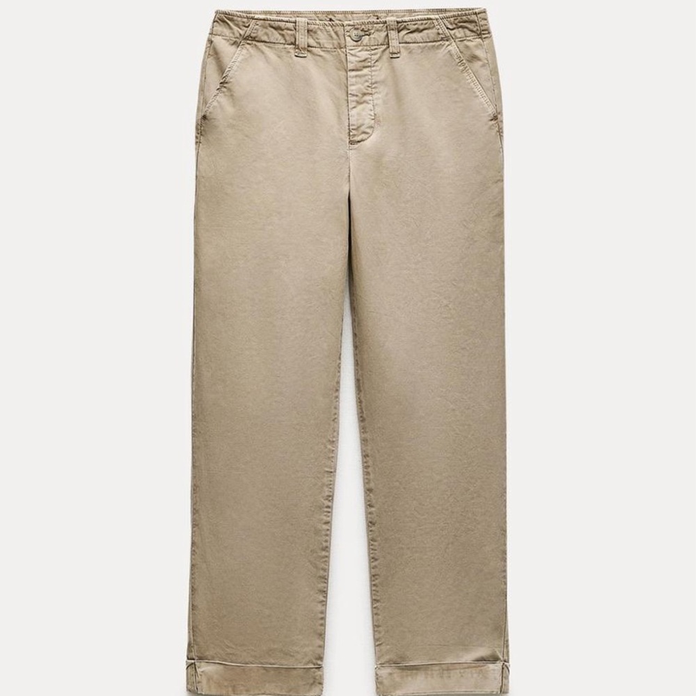 Zara Mid Rise Chinos